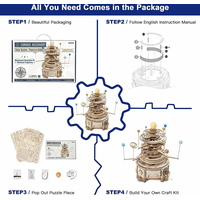 ROBOTIME Rokr 3D dřevěné puzzle Sluneční soustava 316 dílků
