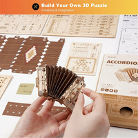 ROBOTIME Rolife 3D dřevěné puzzle Akordeon 156 dílků
