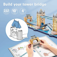 CUBICFUN Svítící 3D puzzle Tower Bridge 222 dílků