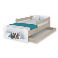 Dětská postel MAX Disney - FROZEN 160x80 cm - SE ŠUPLÍKEM