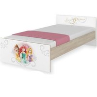 Dětská postel MAX Disney - PRINCEZNY 160x80 cm - BEZ ŠUPLÍKU