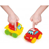 CLEMENTONI BABY Car Soft&Go Závodní auto