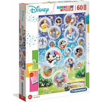 CLEMENTONI Puzzle Disney pohádky MAXI 60 dílků