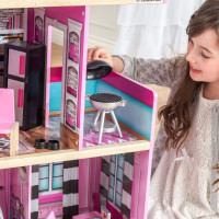 KIDKRAFT Domeček pro panenky Shimmer Mansion s vybavením