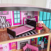 KIDKRAFT Domeček pro panenky Shimmer Mansion s vybavením