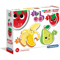 CLEMENTONI Moje první puzzle Ovoce 4v1 (2,3,4,5 dílků)