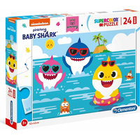 CLEMENTONI Puzzle Baby Shark MAXI 24 dílků