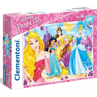 CLEMENTONI Puzzle Disney princezny MAXI 104 dílků