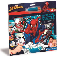 CLEMENTONI Puzzle s malováním vodou Water Magic: Spiderman 30 dílků