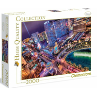 CLEMENTONI Puzzle Las Vegas 2000 dílků