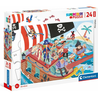 CLEMENTONI Puzzle Piráti MAXI 24 dílků