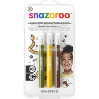 SNAZAROO Štětce Brush Pen s barvami na obličej - Džungle