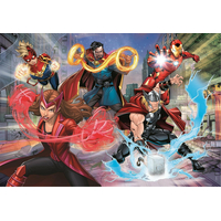 CLEMENTONI Třpytivé puzzle Marvel: Avengers 104 dílků