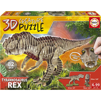 EDUCA 3D puzzle T-Rex 82 dílků