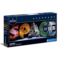 CLEMENTONI Panoramatické puzzle Space: NASA 1000 dílků