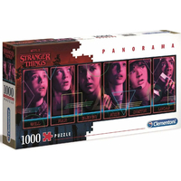 CLEMENTONI Panoramatické puzzle Netflix: Stranger Things 1000 dílků