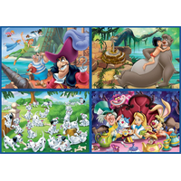 EDUCA Puzzle Disney pohádky 4v1 (50,80,100,150 dílků)