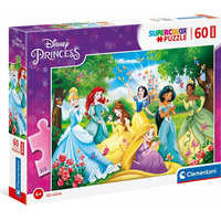 CLEMENTONI Puzzle Disney princezny MAXI 60 dílků