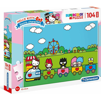 CLEMENTONI Puzzle Hello Kitty a kamarádi MAXI 104 dílků