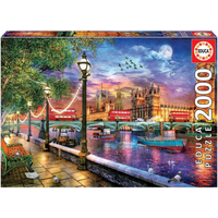 EDUCA Puzzle Londýn při západu slunce 2000 dílků