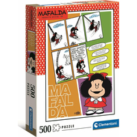 CLEMENTONI Puzzle Mafalda na houpačce 500 dílků