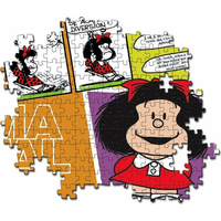 CLEMENTONI Puzzle Mafalda na houpačce 500 dílků