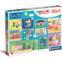 CLEMENTONI Puzzle Prasátko Peppa 10v1