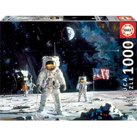 EDUCA Puzzle První muži na Měsíci 1000 dílků