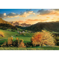 CLEMENTONI Puzzle Svatá Magdaléna, Dolomity, Itálie 3000 dílků