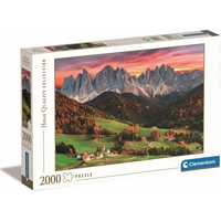 CLEMENTONI Puzzle Údolí Val di Funes 2000 dílků