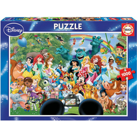 EDUCA Puzzle Úžasný svět Disney II 1000 dílků