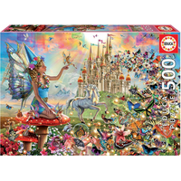 EDUCA Puzzle Víla a motýli 500 dílků