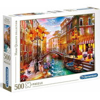 CLEMENTONI Puzzle Západ slunce nad Benátkami 500 dílků