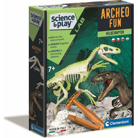 CLEMENTONI Science&Play ArcheoFun: Velociraptor