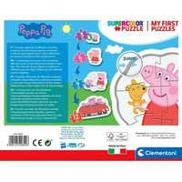 CLEMENTONI Moje první puzzle Prasátko Peppa 4v1 (3,6,9,12 dílků)