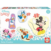 EDUCA Baby puzzle Mickey a přátelé 5v1 (3-5 dílků)