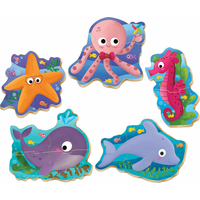 EDUCA Baby puzzle Podvodní svět 5v1 (2-4 dílky)