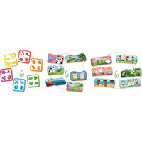 EDUCA Baby puzzle set Barvy, posloupnost a protiklady 3v1