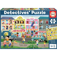 EDUCA Detektivní puzzle Město 50 dílků