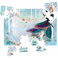 CLEMENTONI Oboustranné puzzle Ledové království 2, 104 dílků