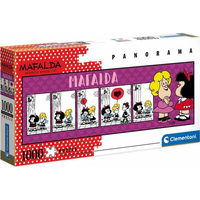 CLEMENTONI Panoramatické puzzle Mafalda 1000 dílků