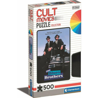 CLEMENTONI Puzzle Cult Movies: Bratři Bluesovi 500 dílků