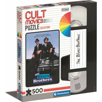 CLEMENTONI Puzzle Cult Movies: Bratři Bluesovi 500 dílků