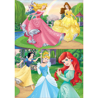 EDUCA Puzzle Disney princezny 2x20 dílků