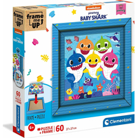 CLEMENTONI Puzzle Frame Me Up Baby Shark 60 dílků