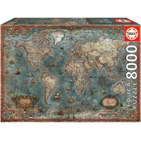 EDUCA Puzzle Politická mapa světa 8000 dílků