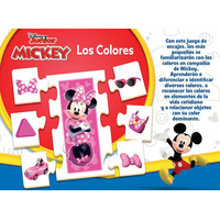 EDUCA Puzzle Mickey a přátelé: Učíme se barvy 6x7 dílků