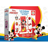 EDUCA Puzzle Mickey a přátelé: Učíme se barvy 6x7 dílků