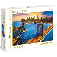 CLEMENTONI Puzzle New York, USA 3000 dílků
