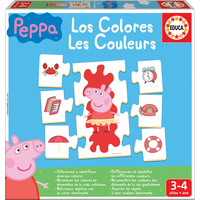 EDUCA Puzzle Prasátko Peppa: Učíme se barvy 6x7 dílků